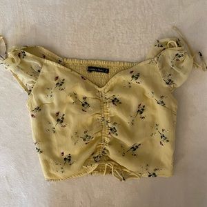Abercrombie and Fitch Off-The-Shoulder Crop Top